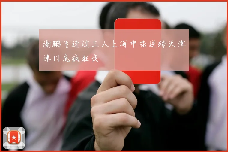 谢鹏飞连过三人上海申花逆转天津津门虎疯狂夜